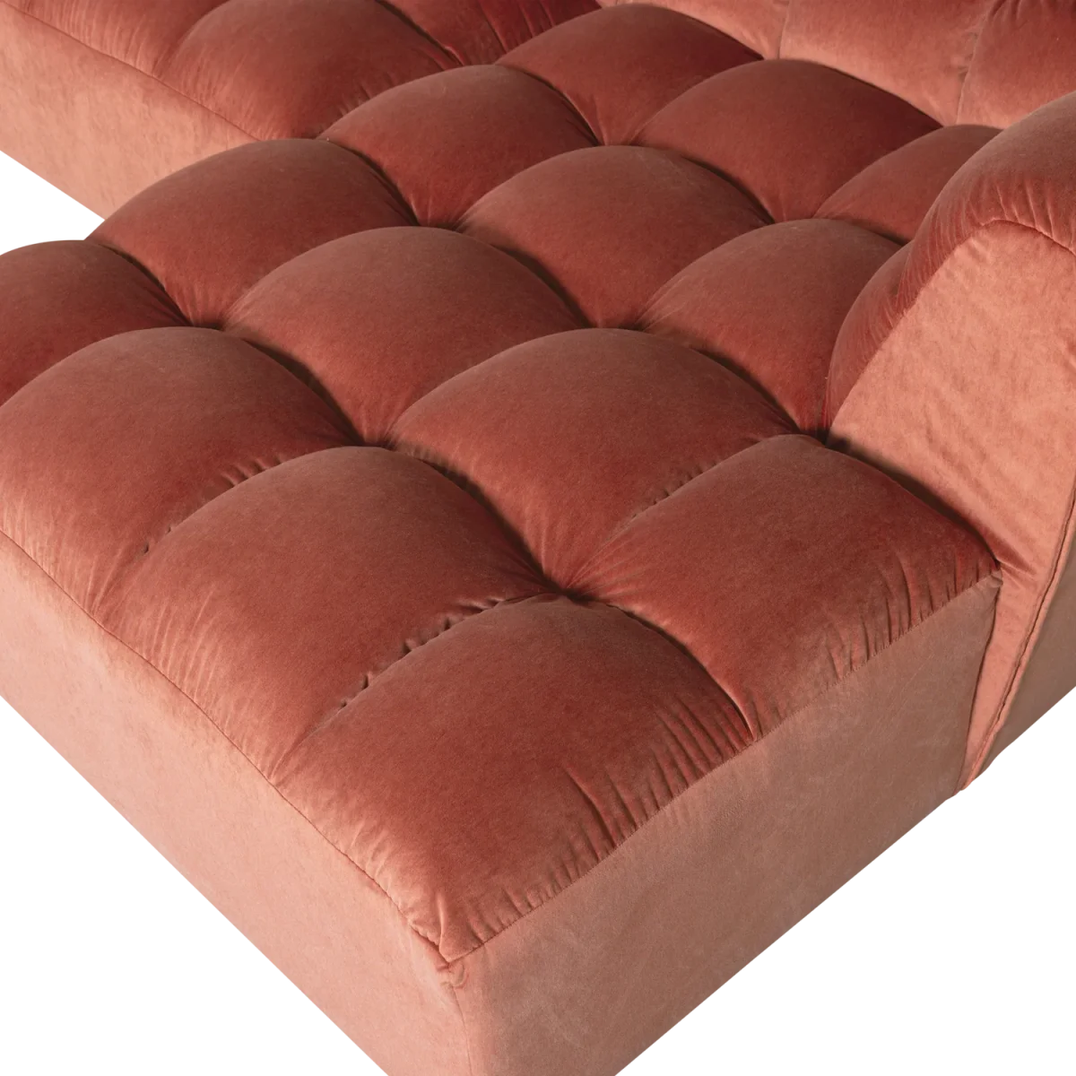 Allure chaise longue rechts velvet blush - Afbeelding 5