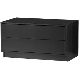Finca tv meubel 75 cm grenen diepzwart
