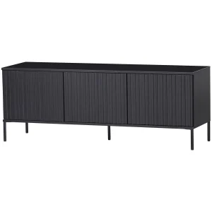 New Gravure tv meubel 150 cm grenen zwart
