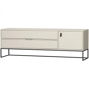 Silas tv meubel 180 cm grenen dust
