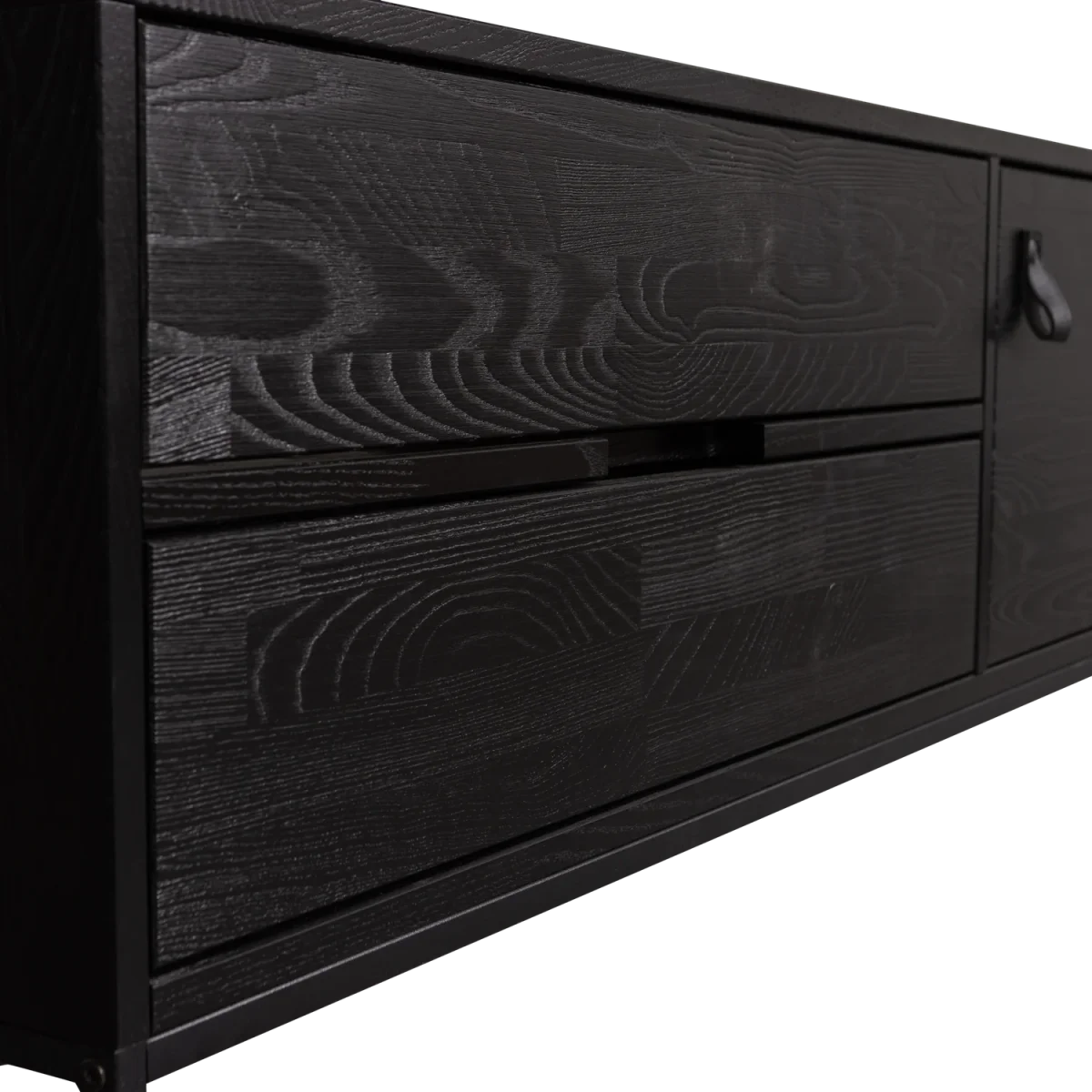 Silas tv meubel 120 cm essen blacknight - Afbeelding 6
