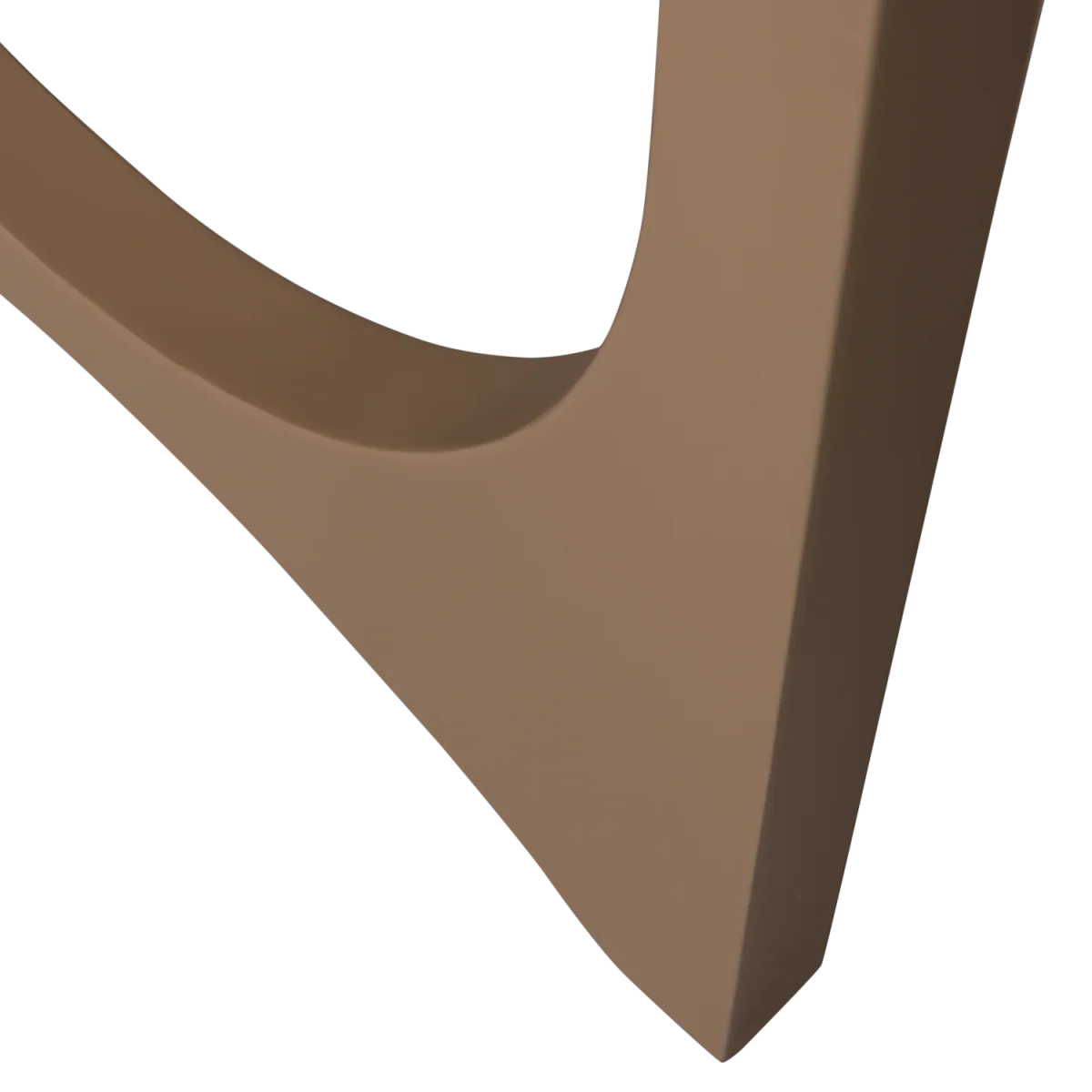 Zaandam design poot metaal donker zand 1 stuks - Afbeelding 4