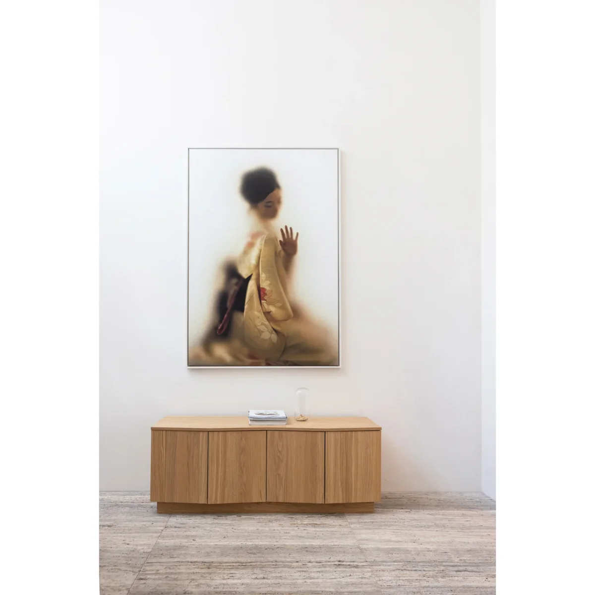 Zuma tv meubel 133 cm eiken transparant - Afbeelding 5
