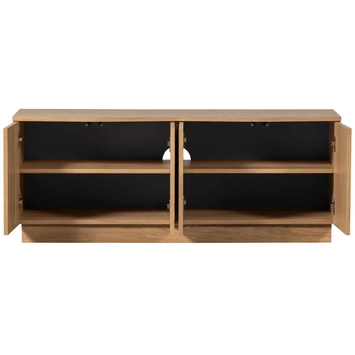Zuma tv meubel 133 cm eiken transparant - Afbeelding 6