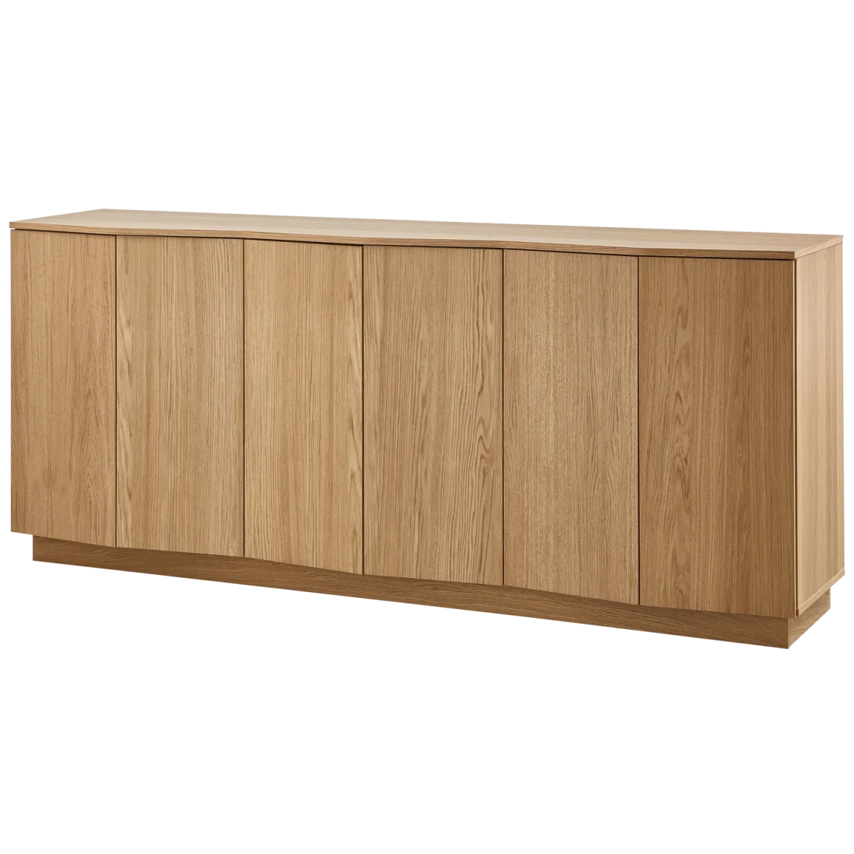 Zuma dressoir 200 cm eiken transparant