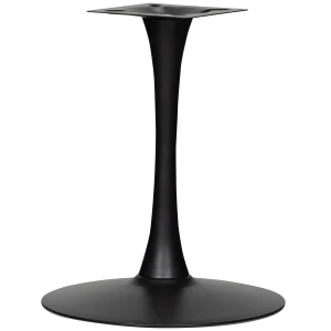 Bistro trompetvoet metaal matzwart 72xø60 cm