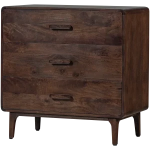 Liya ladekast mango hout donkerbruin