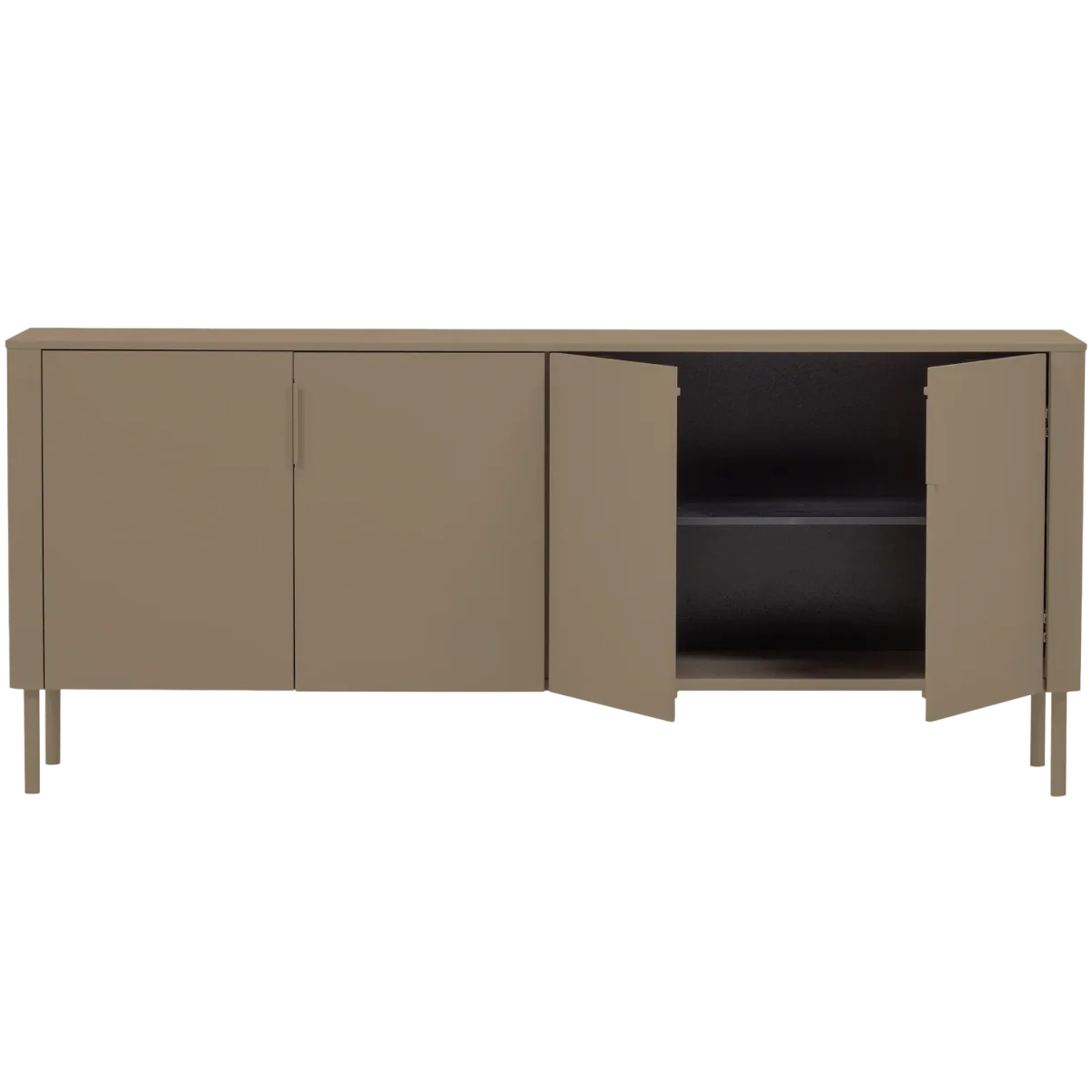 Gunnar dressoir 200 cm grenen mud - Afbeelding 6