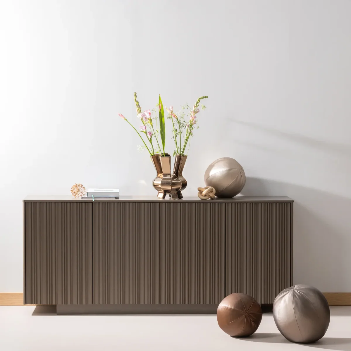 Nova dressoir 200 cm grenen truffel bruin - Afbeelding 4