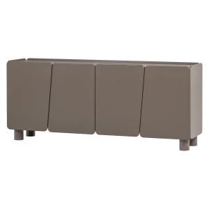 Root dressoir 200 cm grenen truffel bruin