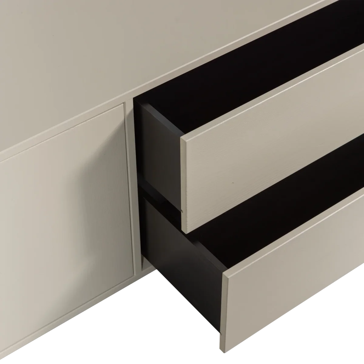 Settle Down tv meubel 200 cm grenen dust - Afbeelding 9