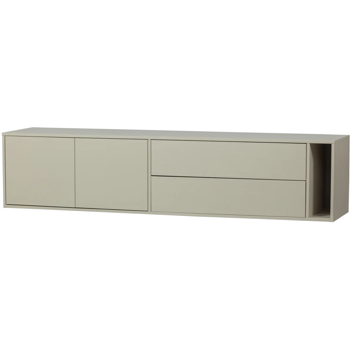 Settle Down tv meubel 200 cm grenen dust