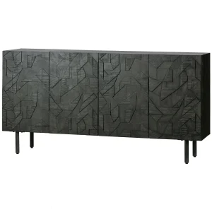 Counter dressoir hout zwart