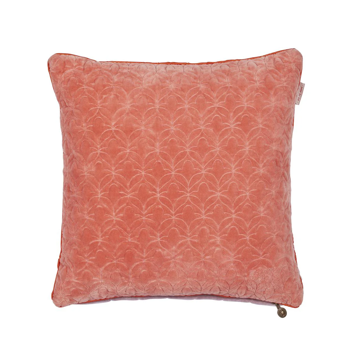 Pip Studio Quilty Dreams Decoratiekussen - Koraalrood - Afbeelding 3
