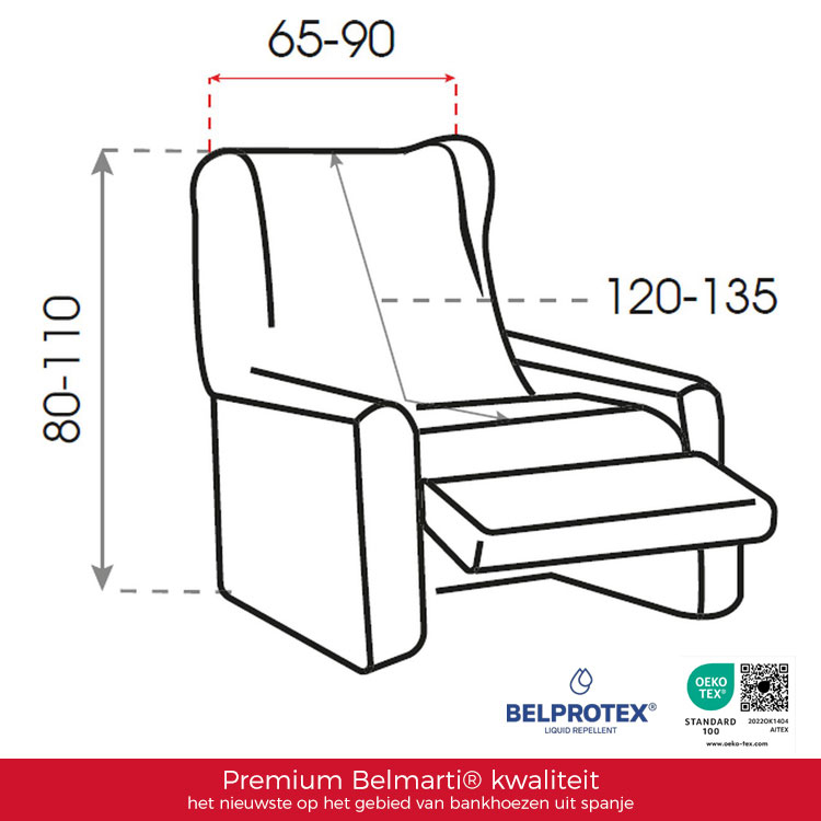 Recliner Hoes Anza - Afbeelding 3