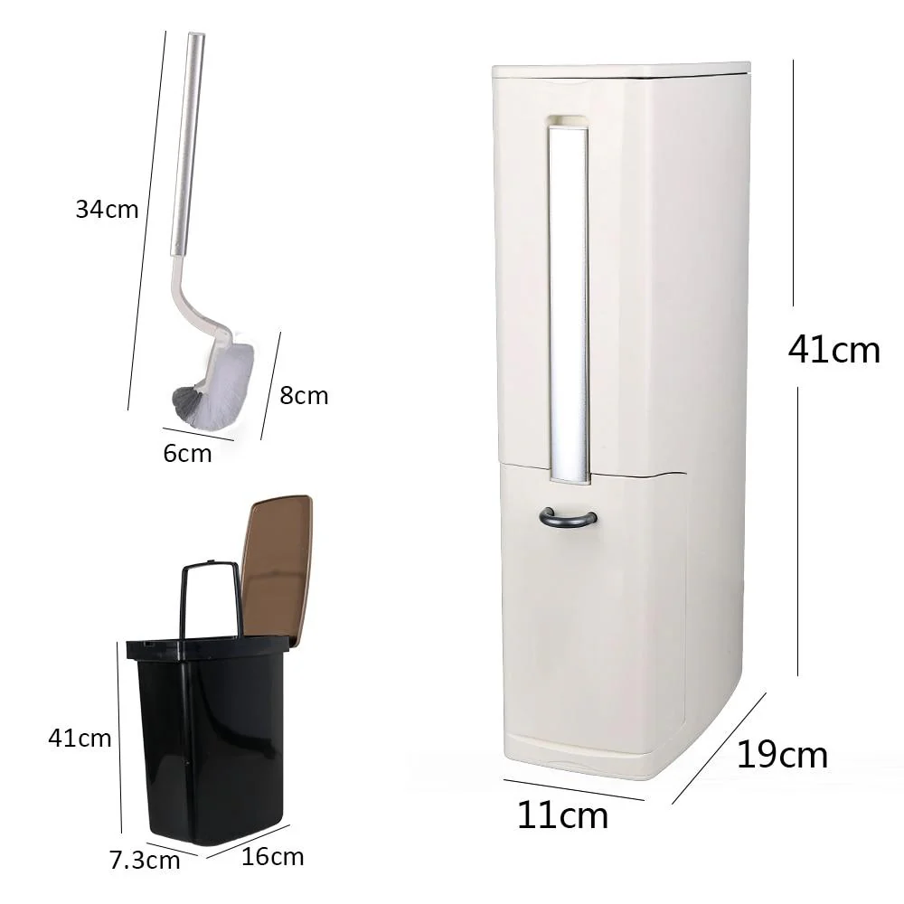 2-in-1 Toilet Prullenbak + Borstel - Afbeelding 7