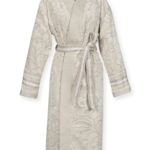 Pip Studio Jasmin Jacquard Badjas - Zand