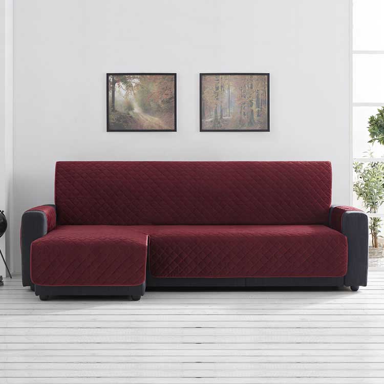 Velvet Quilt Chaise Longue Links - Afbeelding 7