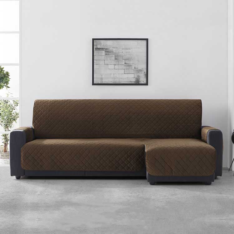Velvet Quilt Chaise Longue Rechts - Afbeelding 5