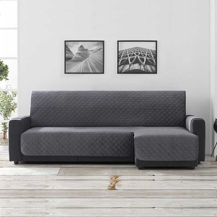 Velvet Quilt Chaise Longue Rechts - Afbeelding 6